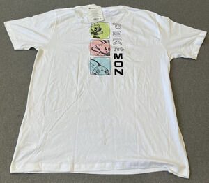 New Men’s Large / 2XL Pokémon Center 2020 Short Sleeve White T Shirt